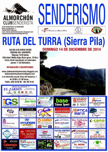 Cartel Almorchón Ruta Del Turra