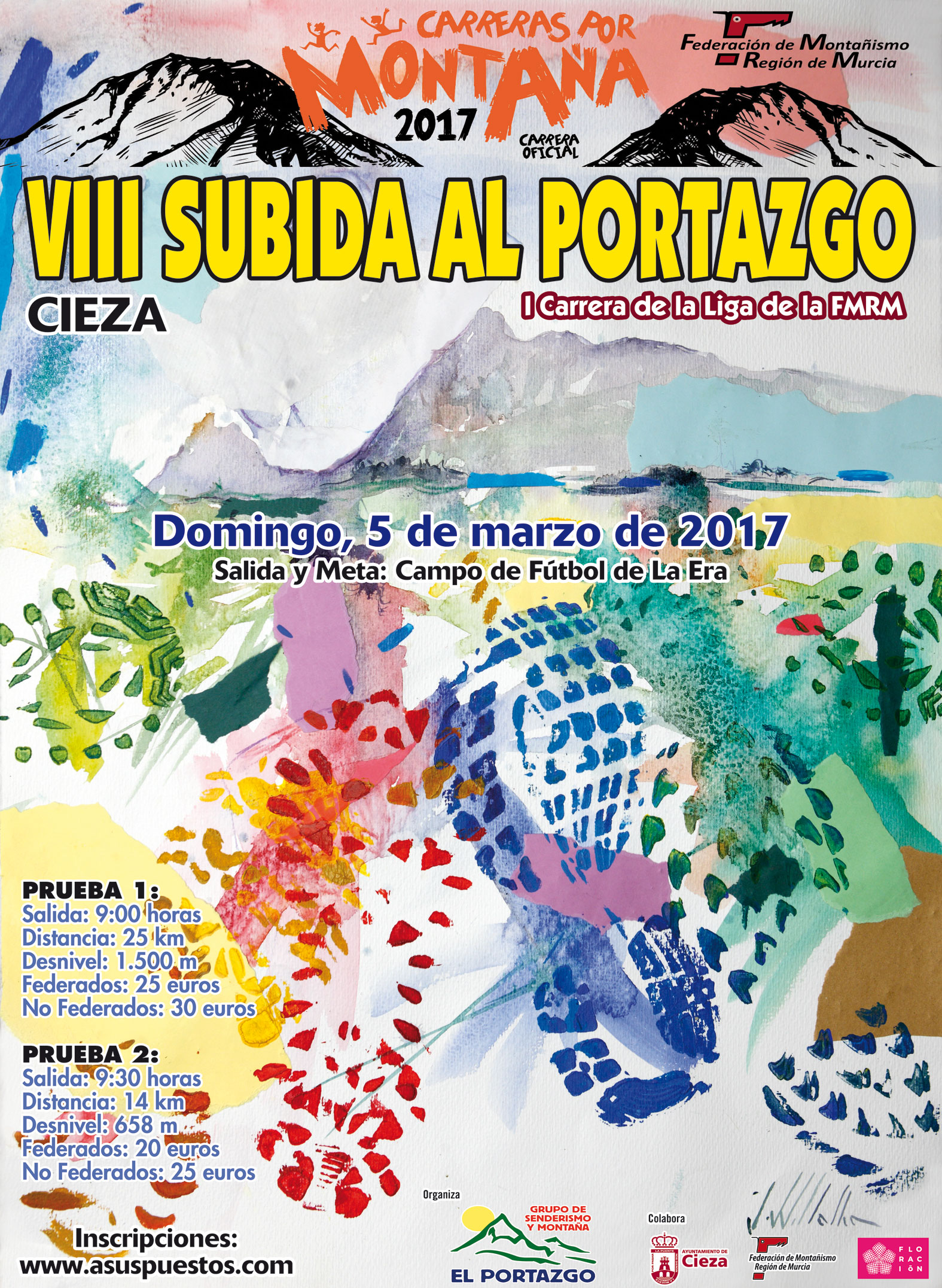 cartel viii subida al portazgo