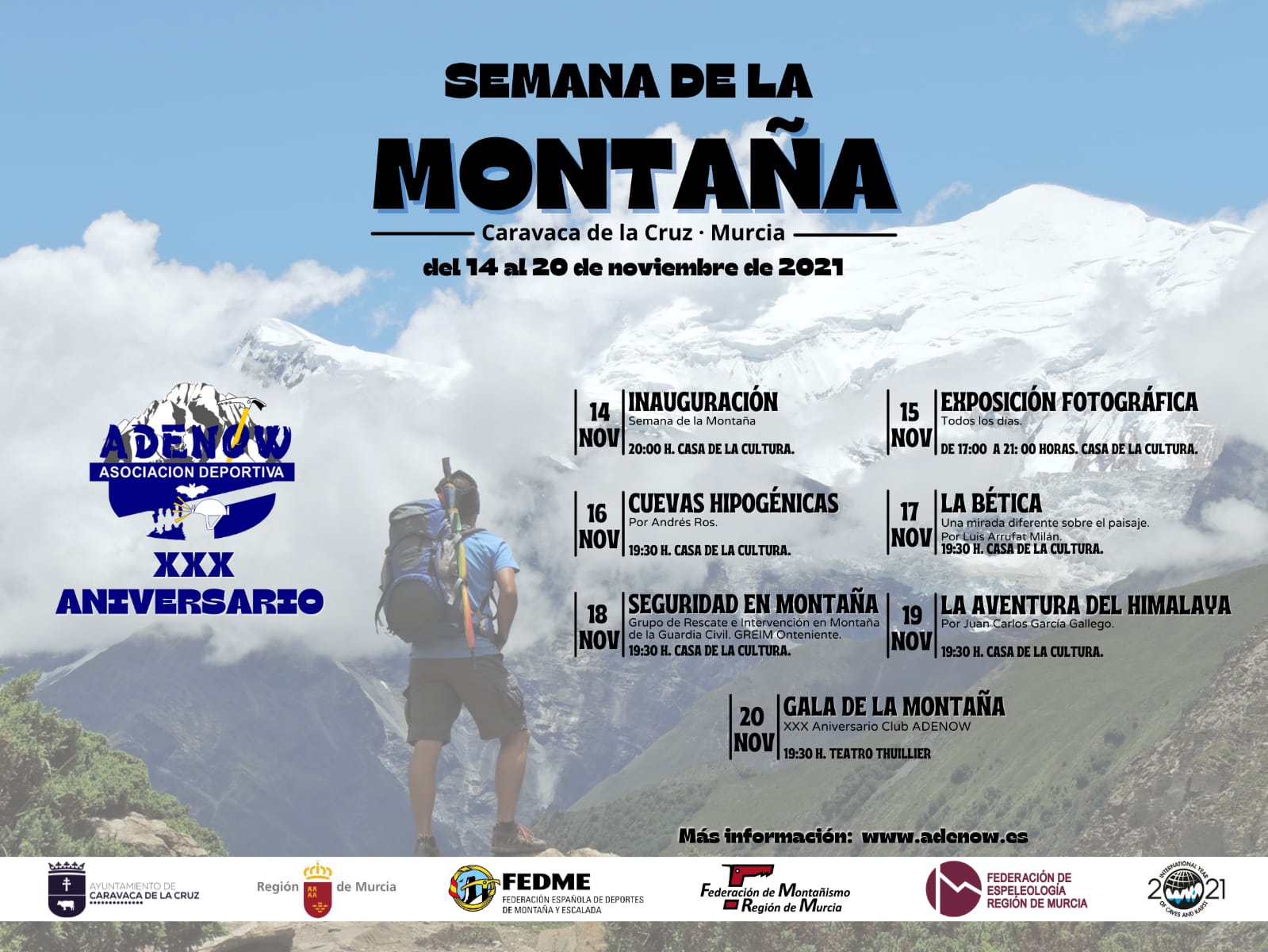 Semana de la Montaña. Noviembre 2021. Club ADENOW